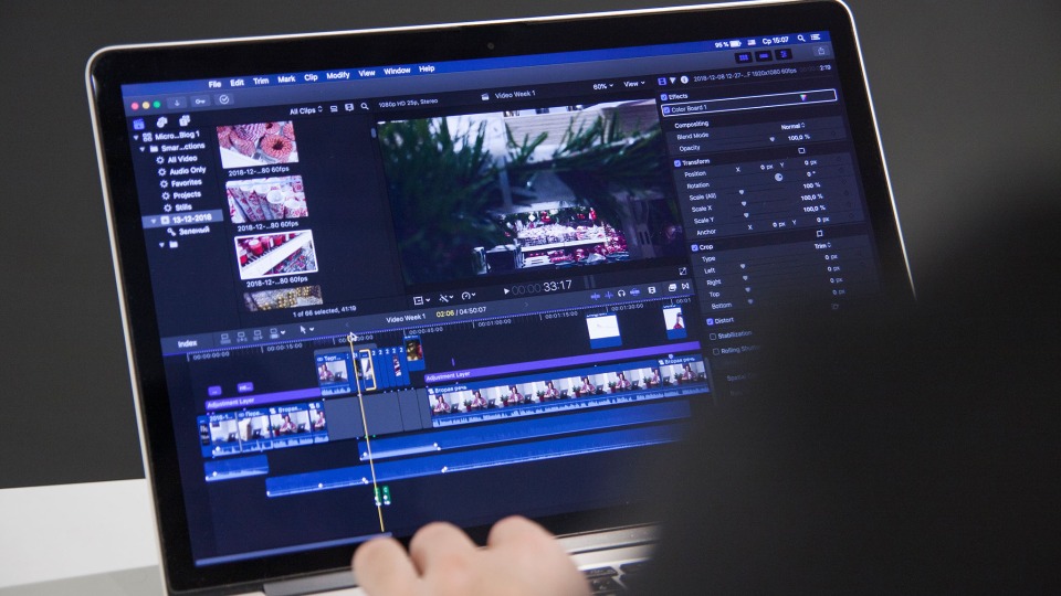 What are frames in video production?